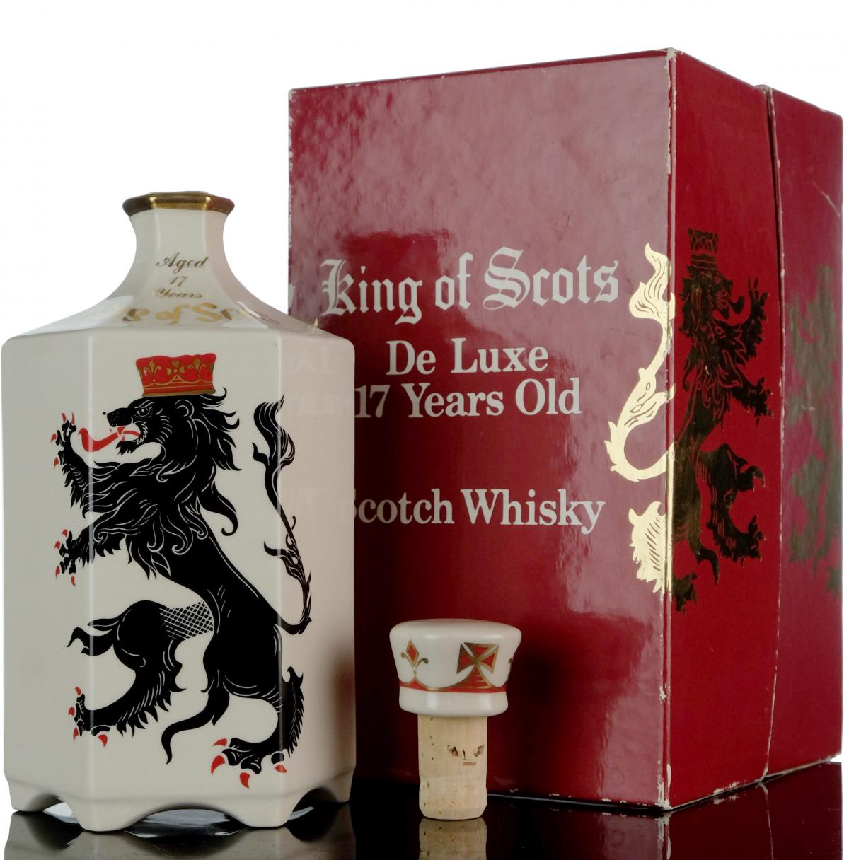 King Of Scots 17 Year Old - Ceramic - Whisky-Online Auctions