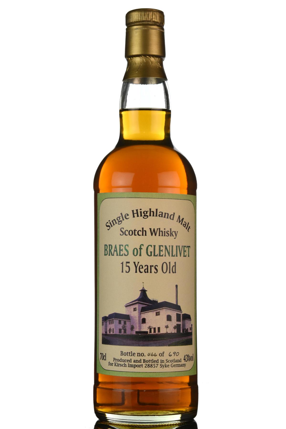 Braes Of Glenlivet 15 Kirsch Import