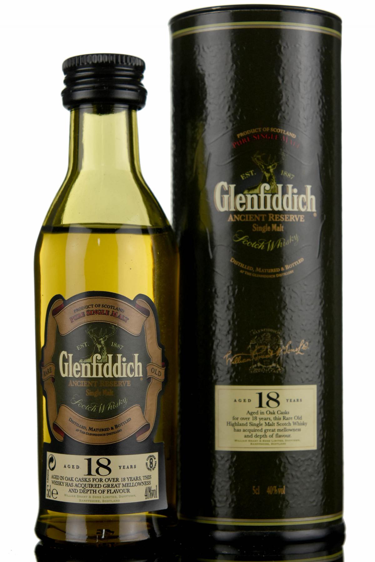 Glenfiddich 18 Year Old - Ancient Reserve Miniature