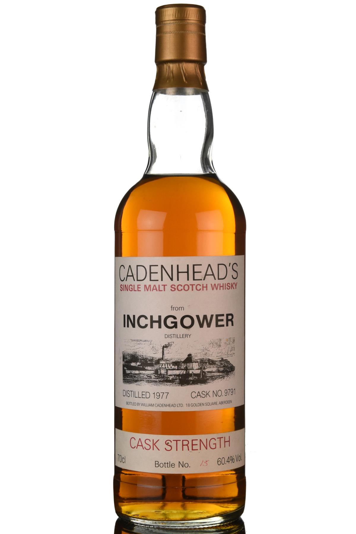 Inchgower 1977 - Cadenheads Cask Strength 9791