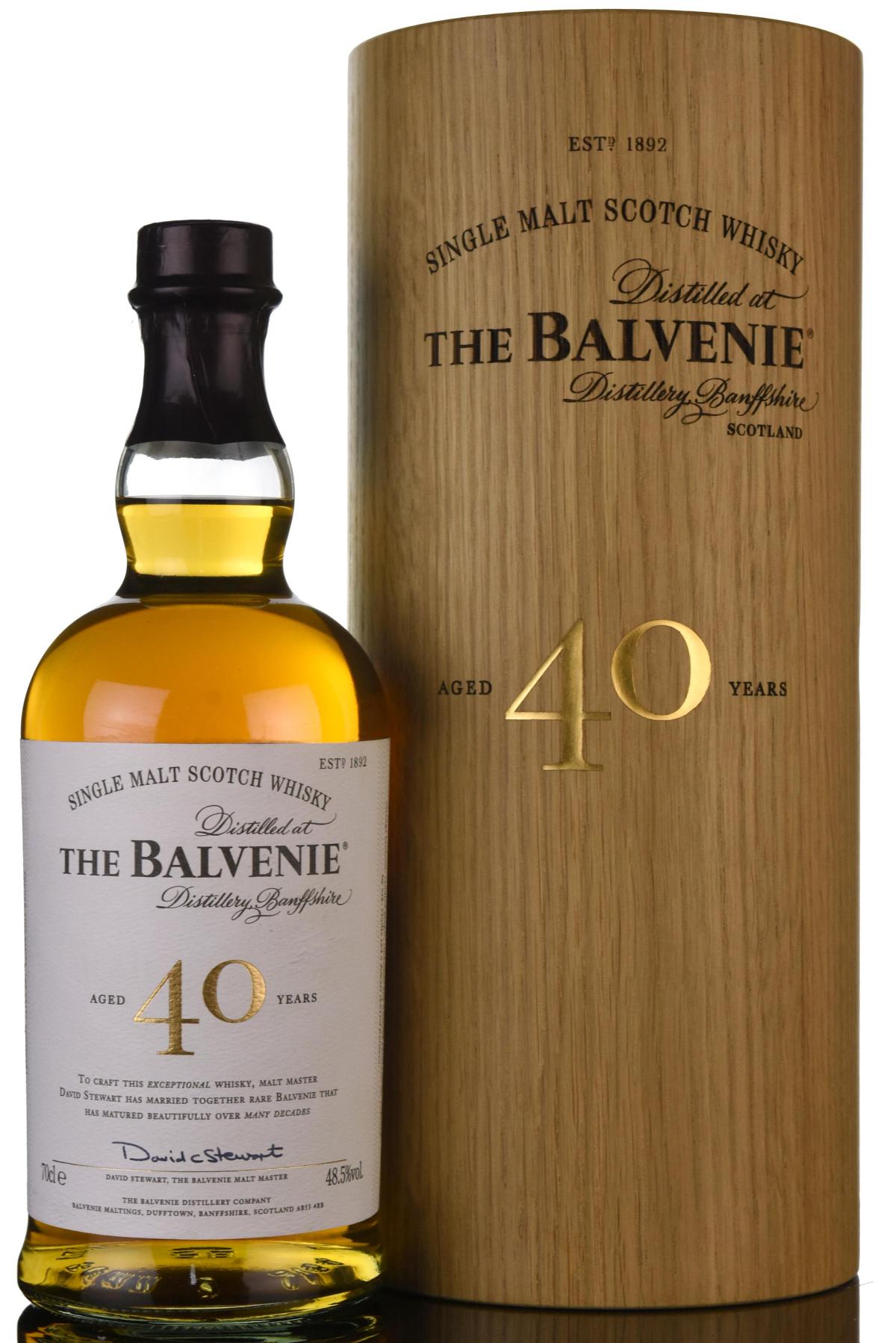 Balvenie 40 Year Old