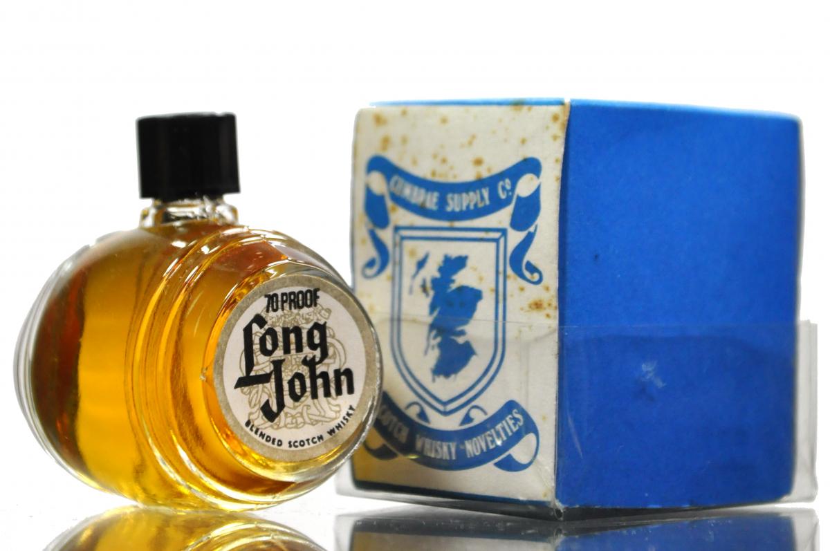 Long John 70 Proof Novelty Miniature