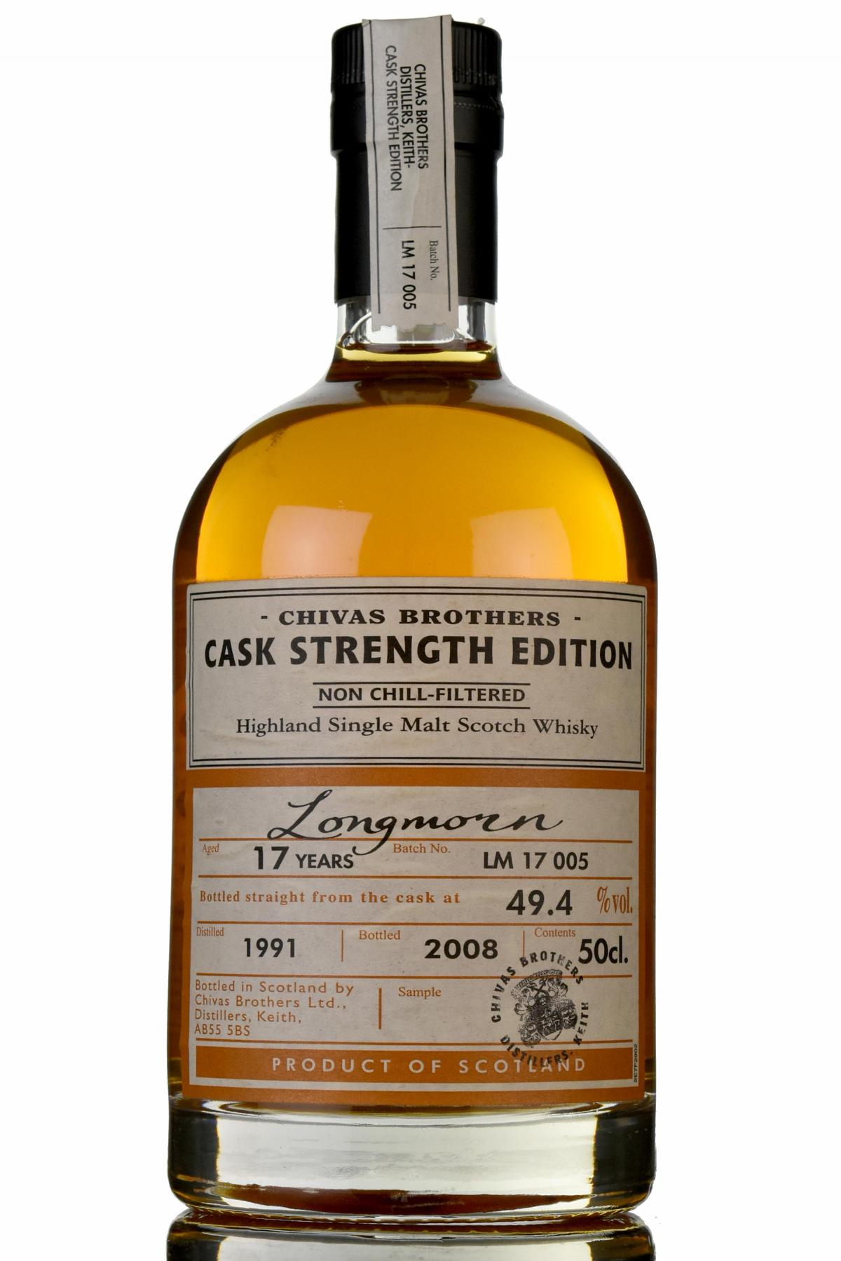 Longmorn 19912008  17 Year Old  Chivas Brothers