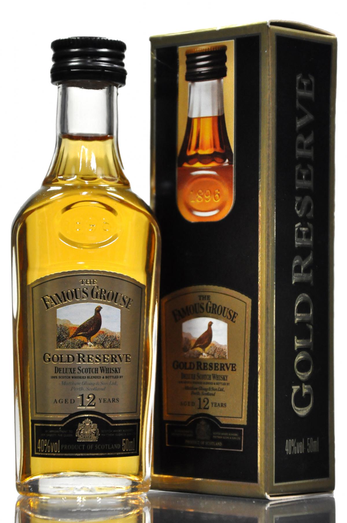 Famous Grouse Gold Reserve 12 Year Old Miniature