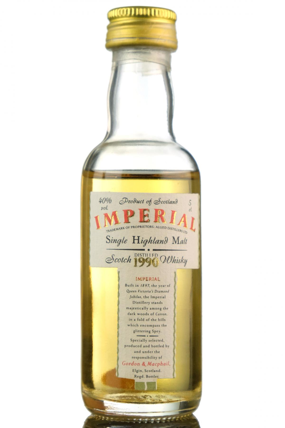 Imperial 1990 - Gordon & MacPhail Miniature