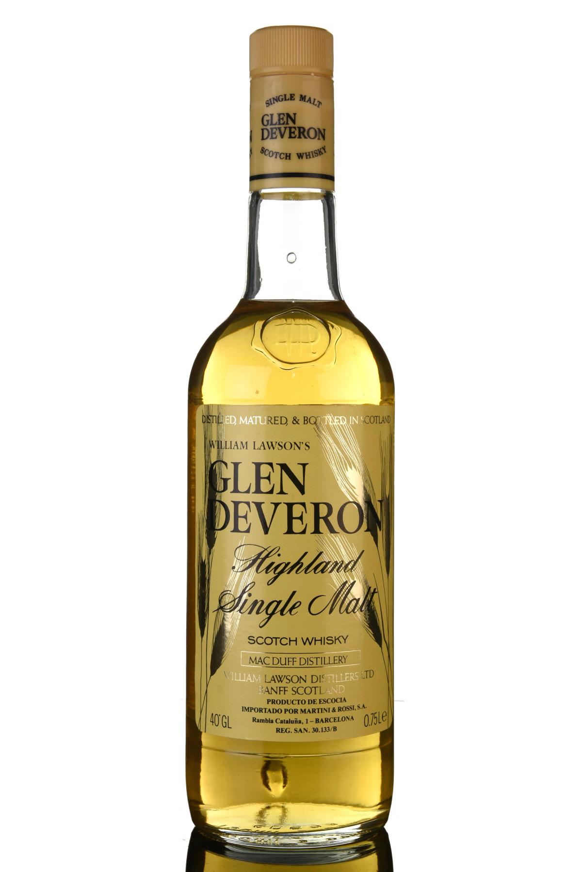 Glen Deveron NAS  1980s