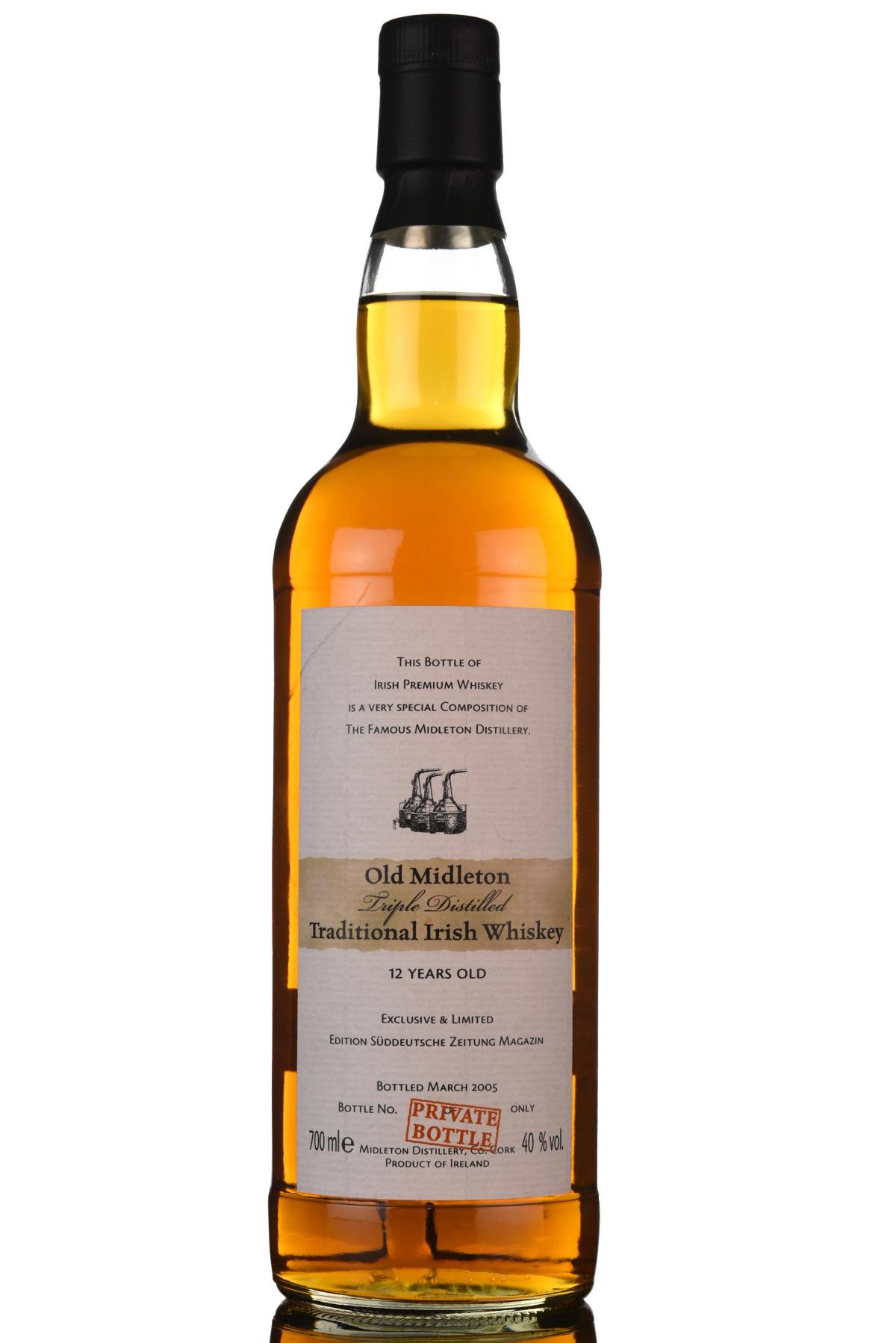 Midleton 12 Year Old - Irish Whiskey - Private Bottling 2005
