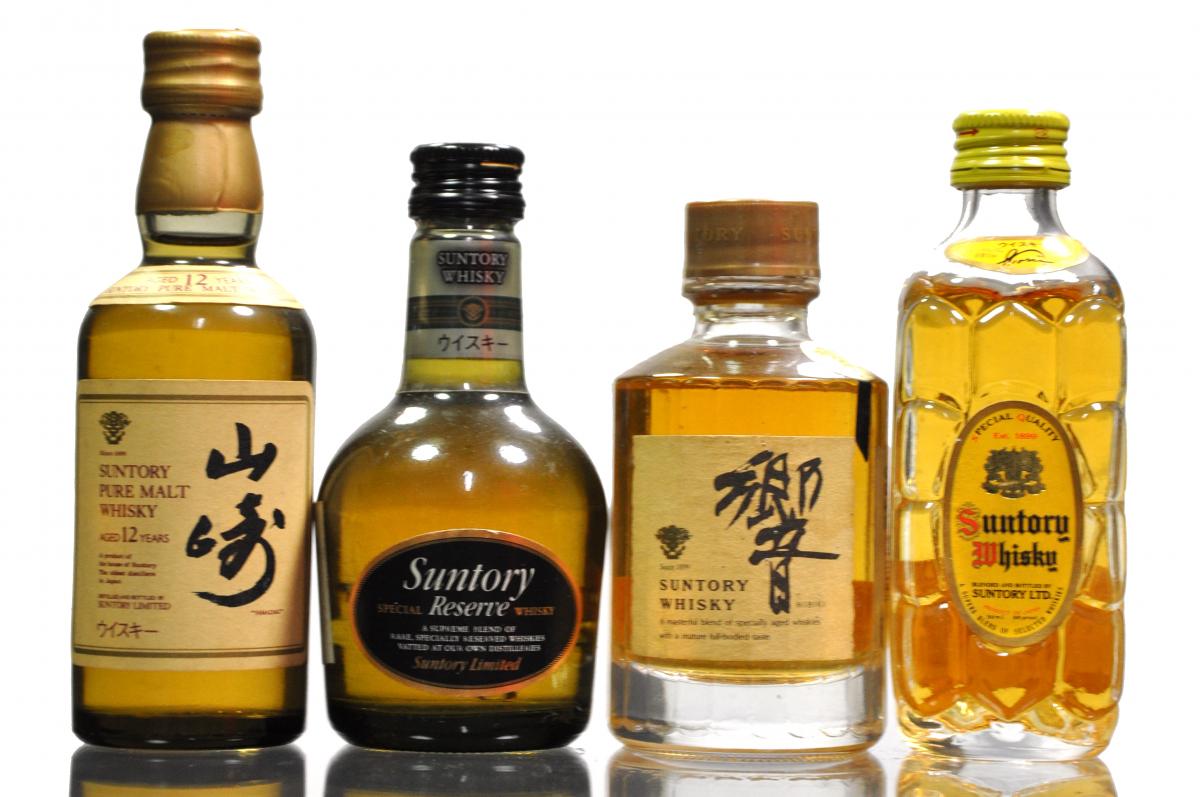 4 x Suntory Miniatures