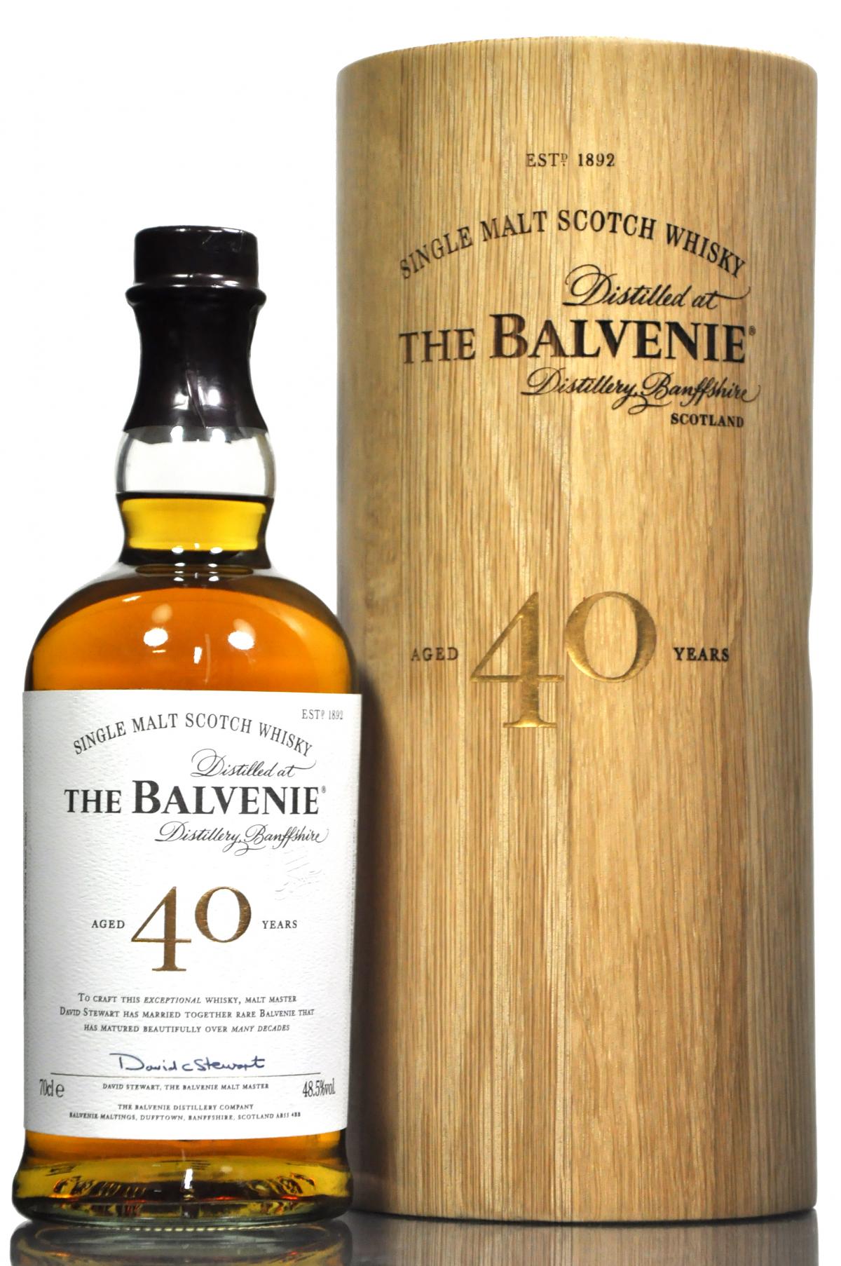 Balvenie 40 Year Old