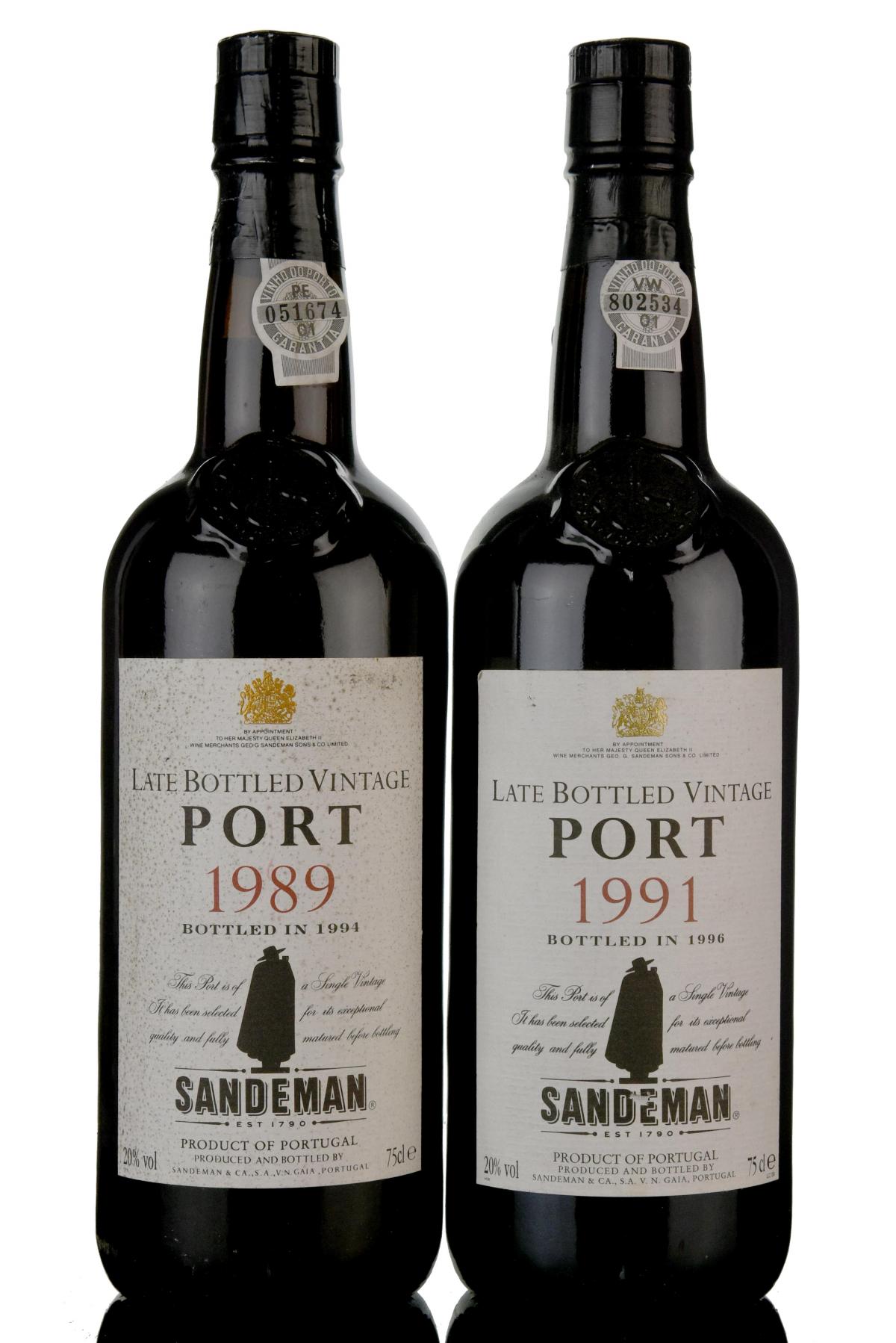 2 x Sandeman Port