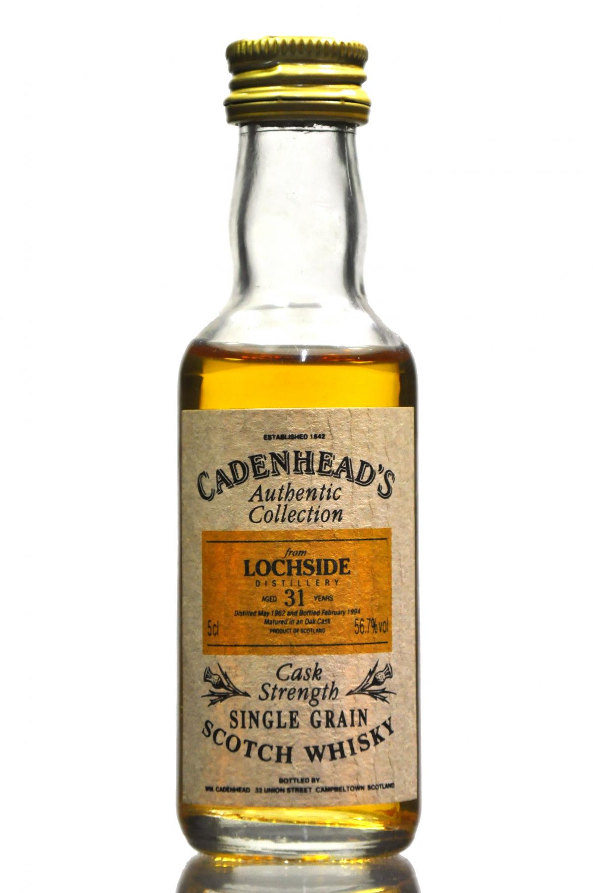 Lochside 1962-1994 - 31 Year Old - Cadenhead Miniature
