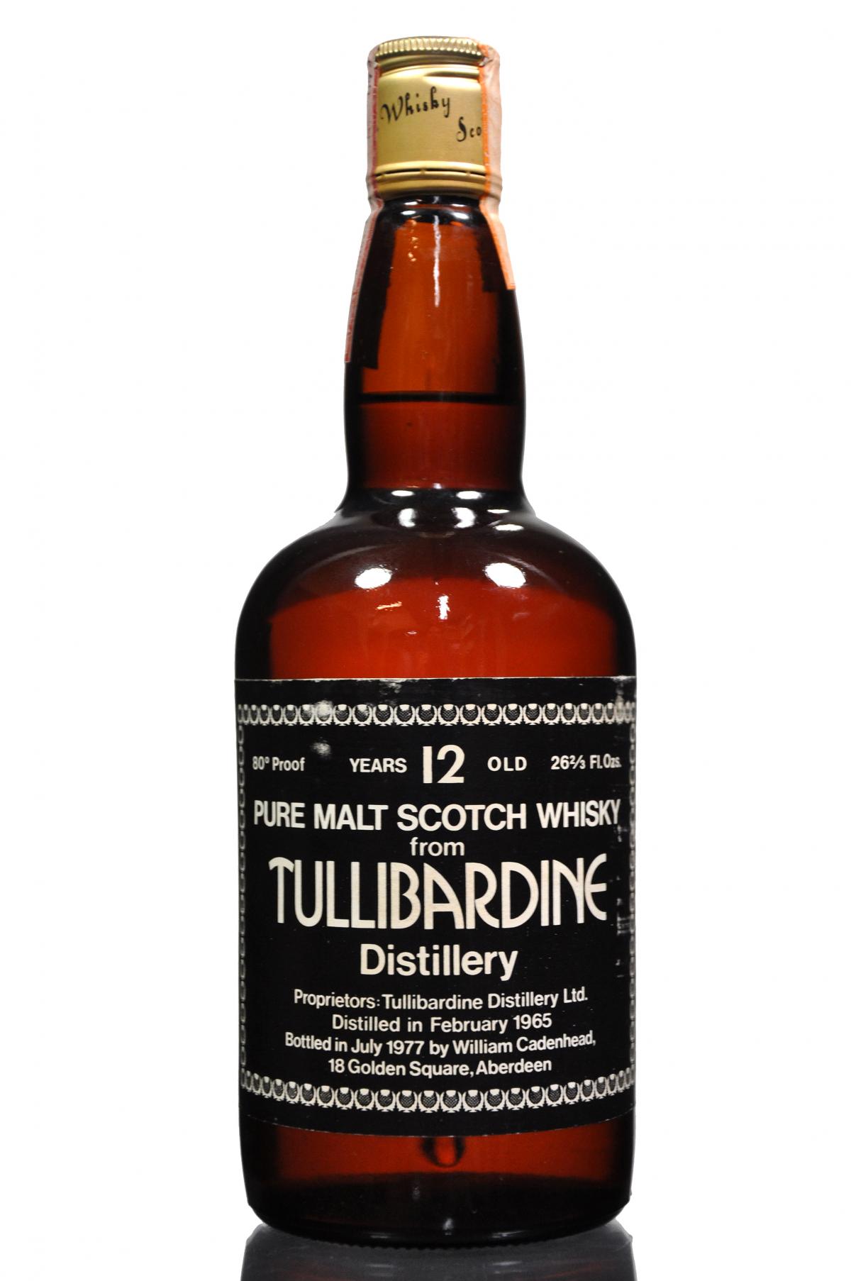 Tullibardine 1965-1977 - 12 Year Old - Cadenhead Dumpy