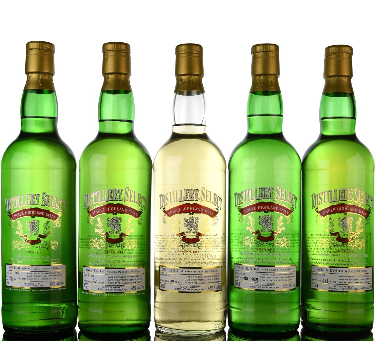 Set Of 5 Distillery Select