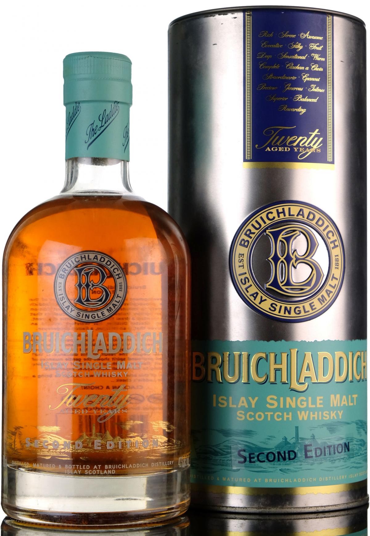 Bruichladdich 20 Year Old - 2nd Edition