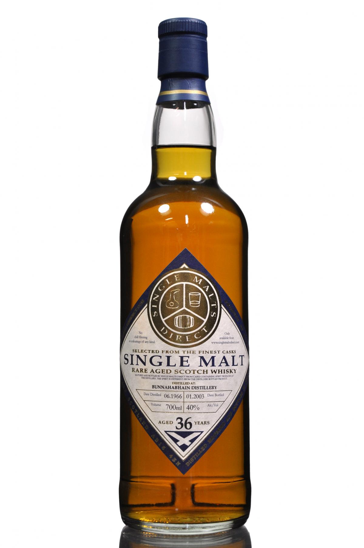 Bunnahabhain 1966-2003 - 36 Year Old