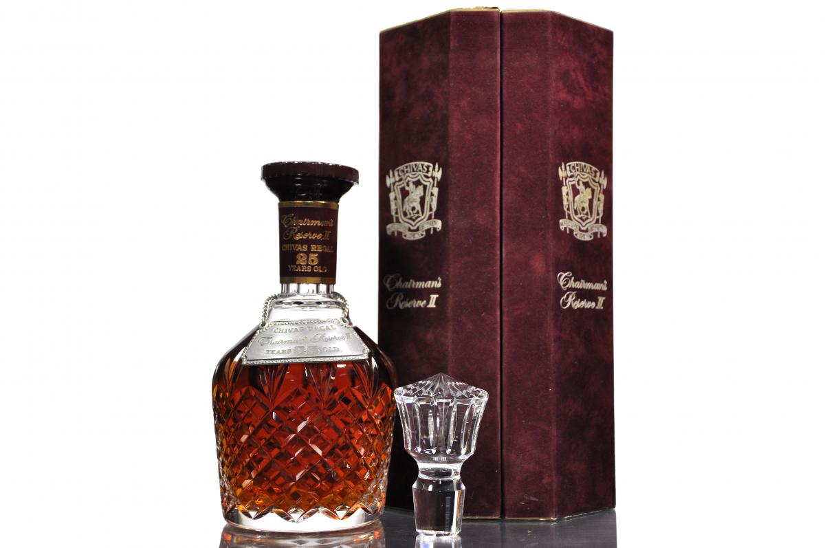 Chivas Regal 25 Year Old - Crystal Decanter