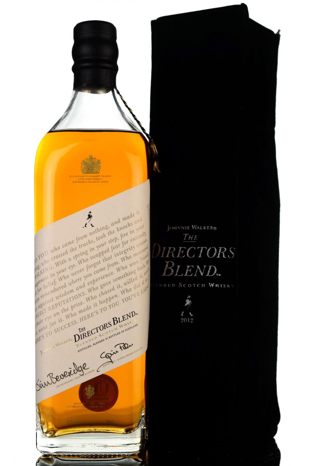 Johnnie Walker Directors Blend - 2012 Edition