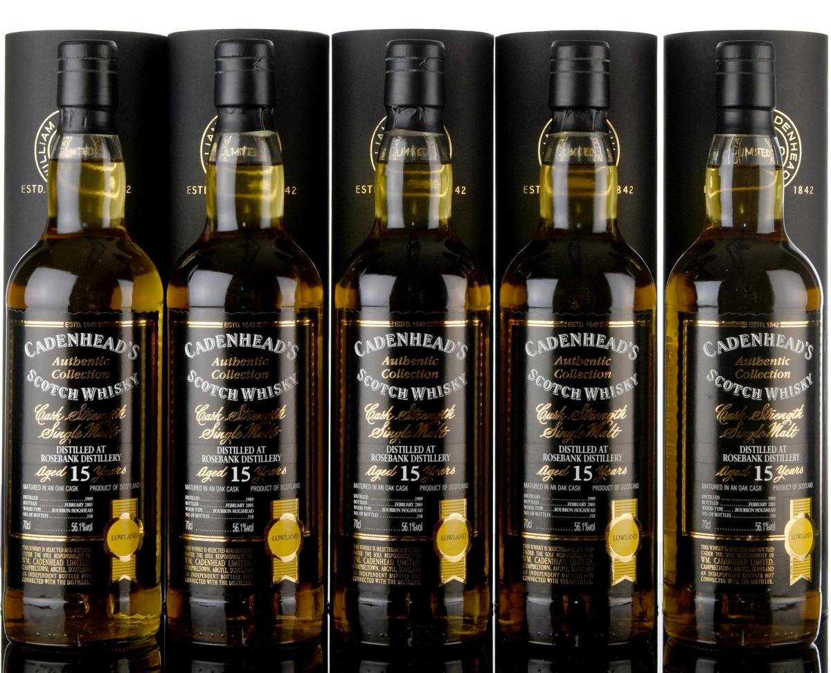 Rosebank 19892005  15 Year Old  Cadenheads Authentic Collection