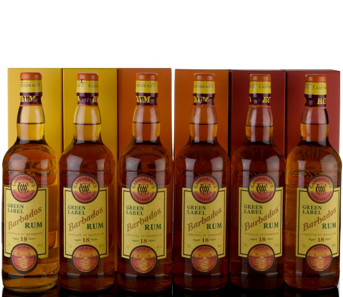 Barbados 18 Green Label Cadenheads Rum
