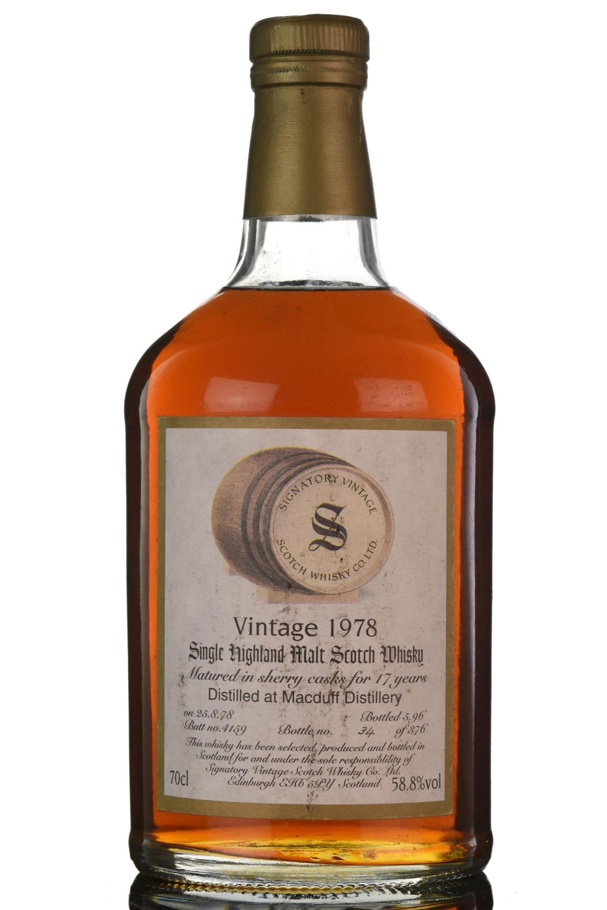 Macduff 1978 - 1996 17 Signatory Vintage