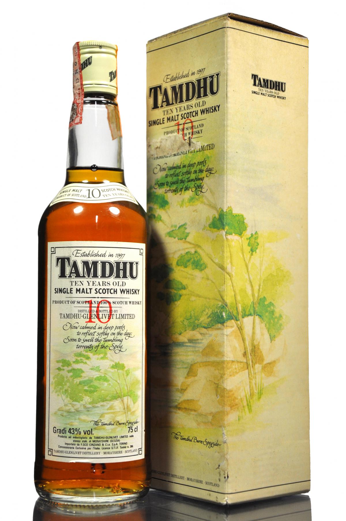 Tamdhu 10 Year Old - 1980s