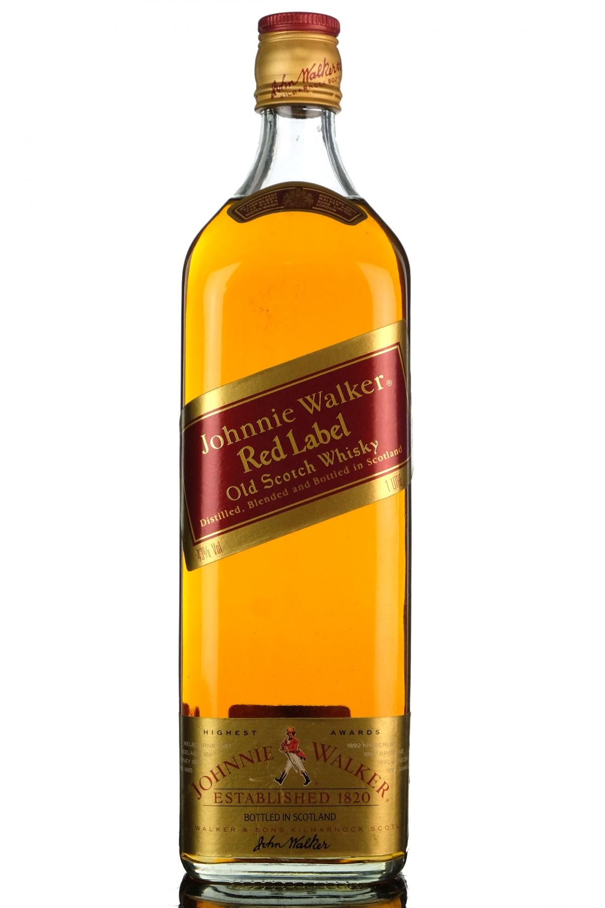 Johnnie Walker Red Label - 1 Litre