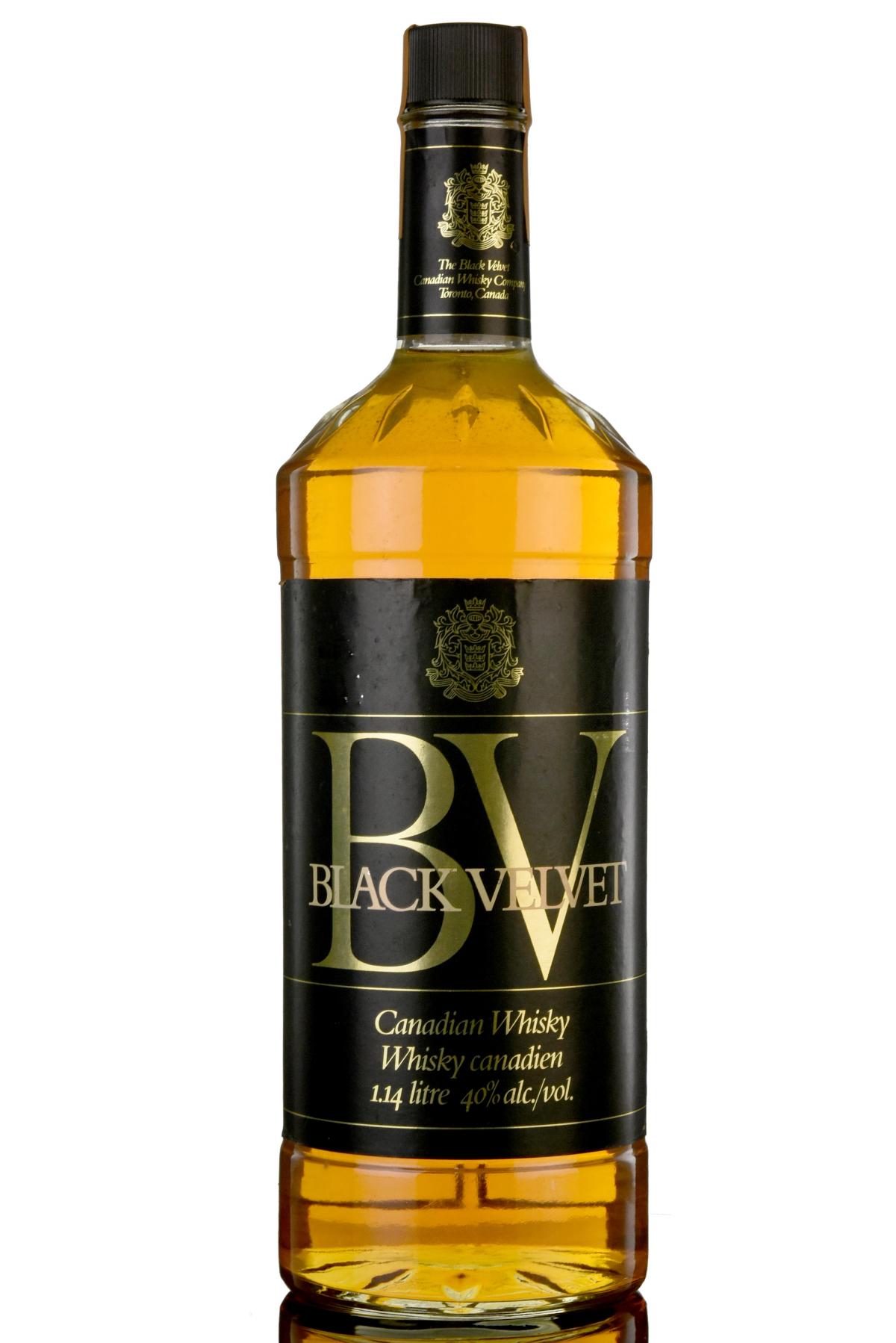 Black Velvet Canadian Whisky  114 Litres