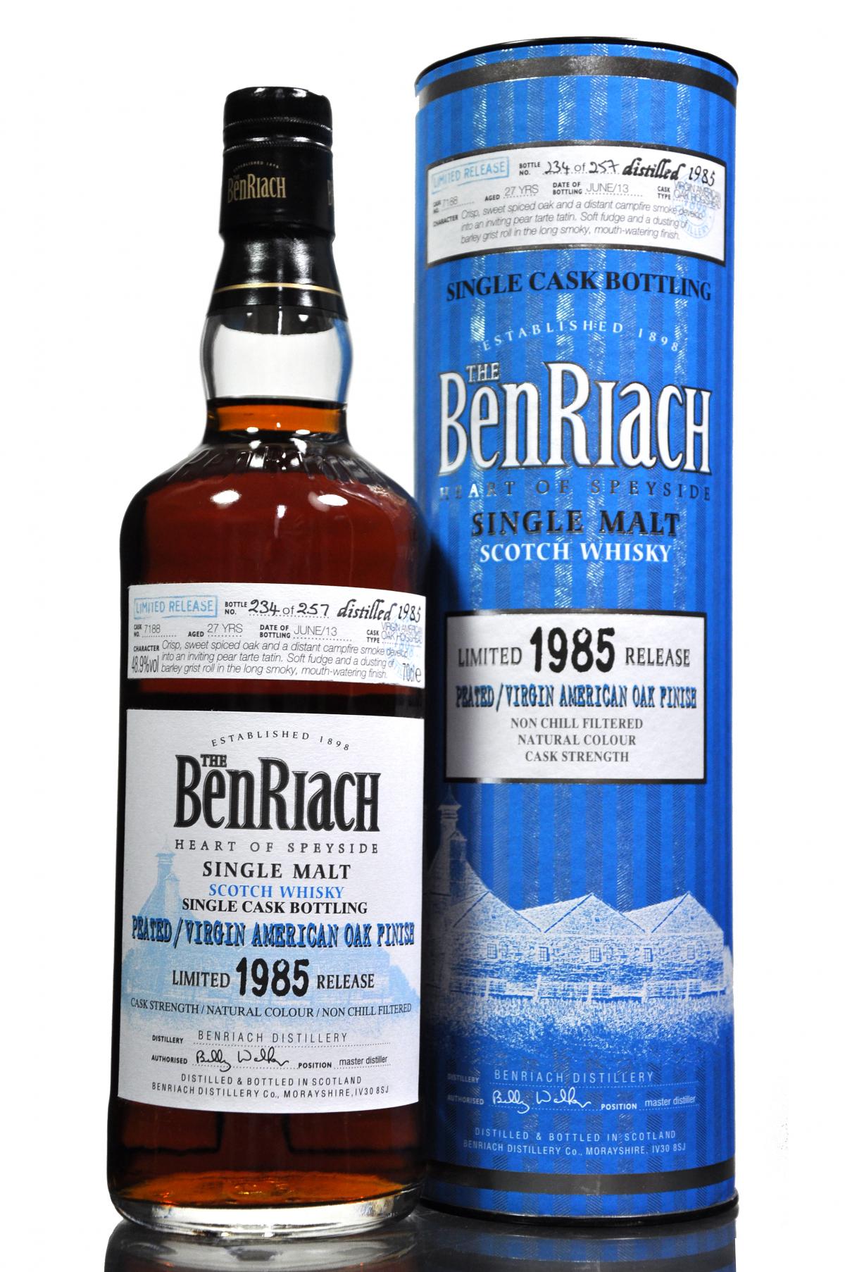 Benriach 1985-2013 - 27 Year Old - Single Cask 7188