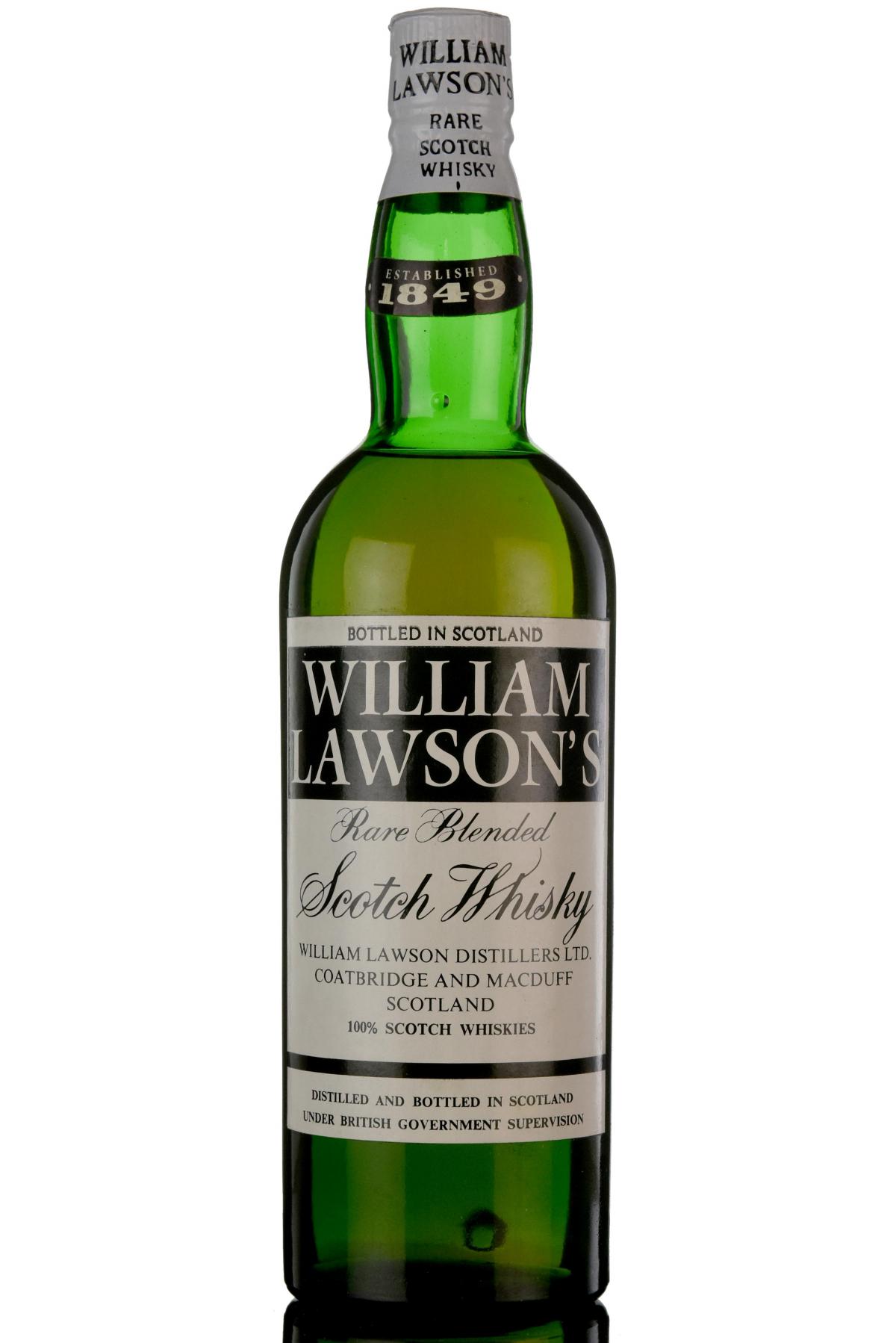 William Lawson  1960s  Dutch Import