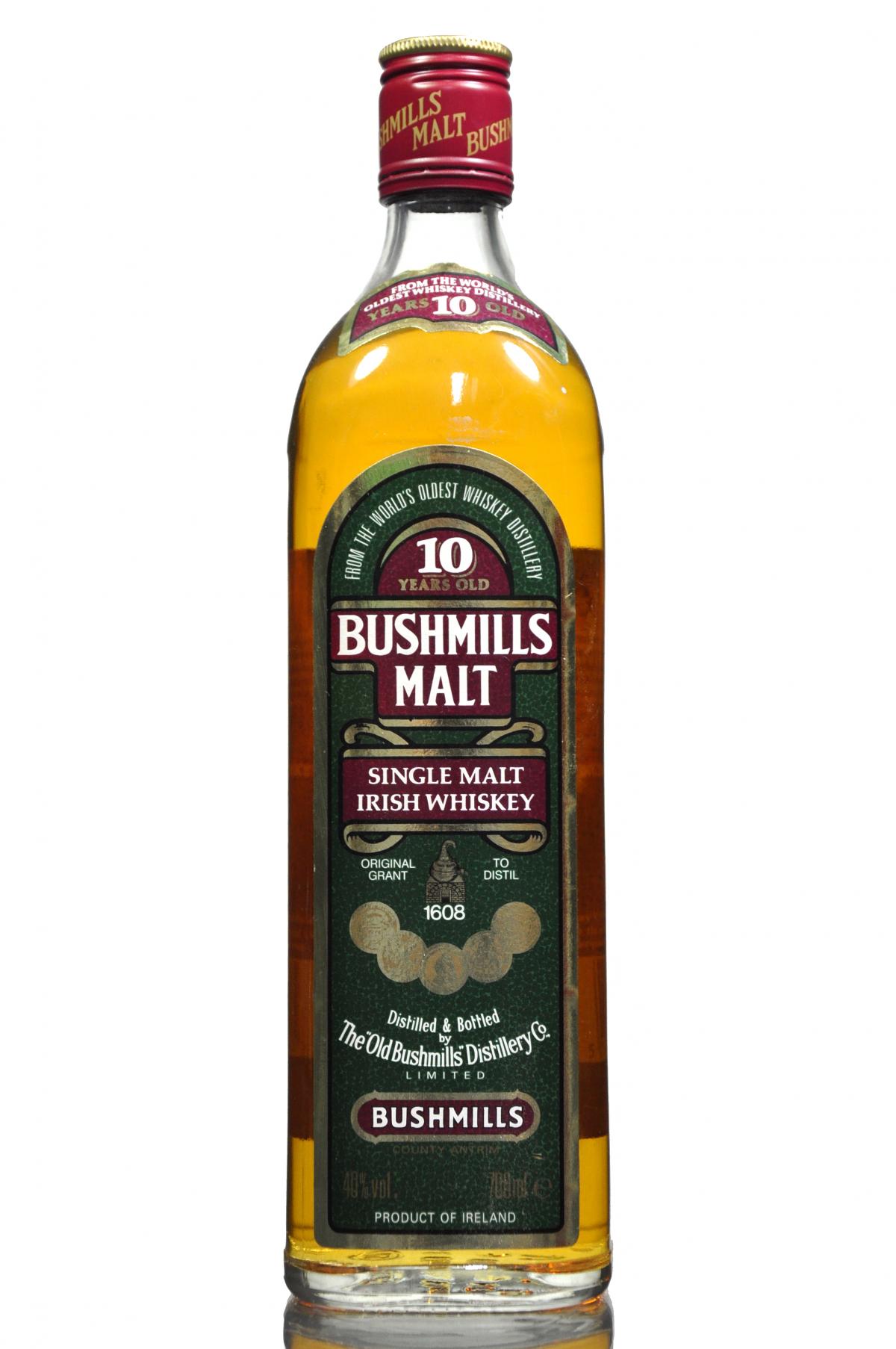 Bushmills Malt 10 Year Old - 1990s