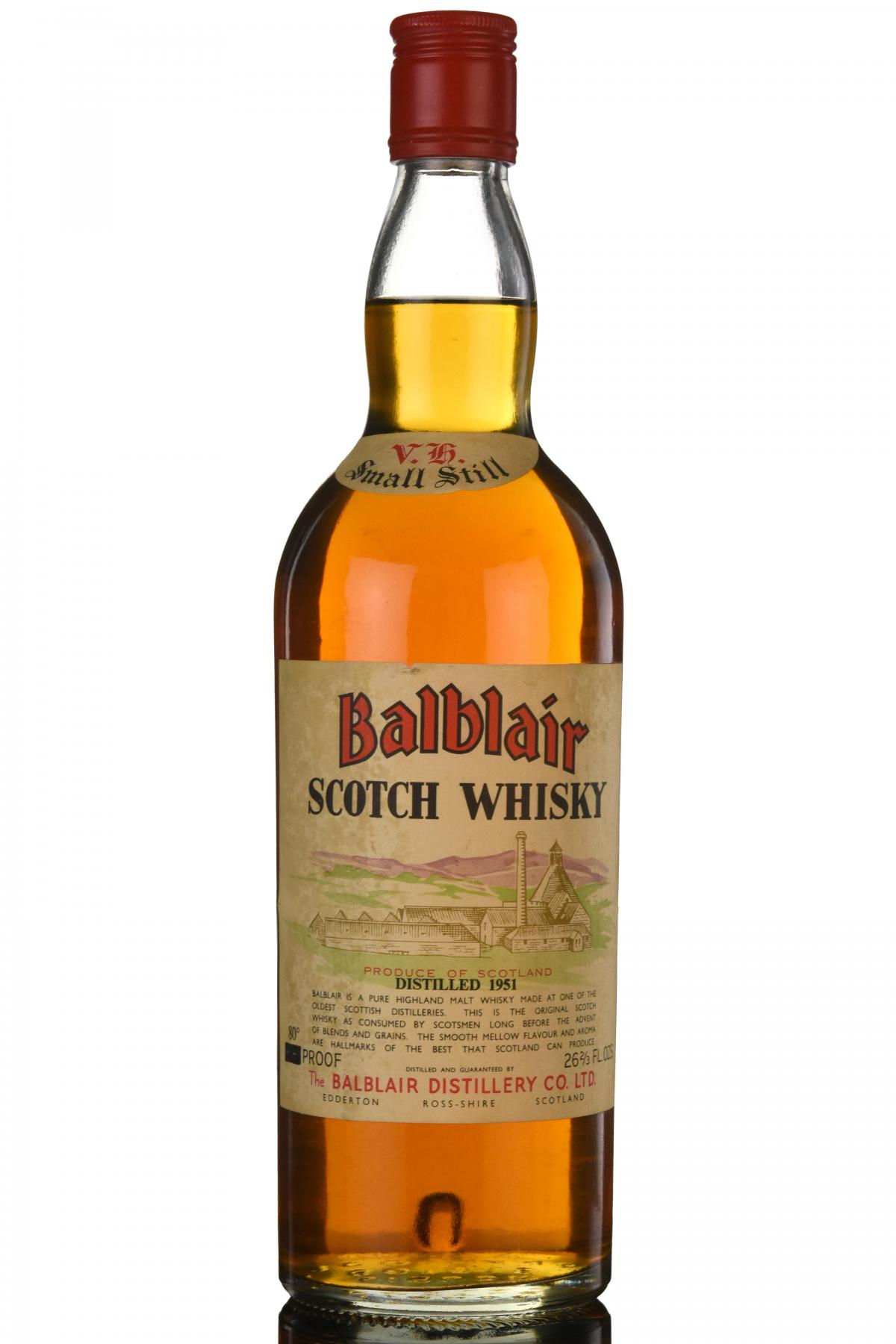 Balblair 1951 - 24 Year Old - G&M Private Bottling - Single Cask - 1970s