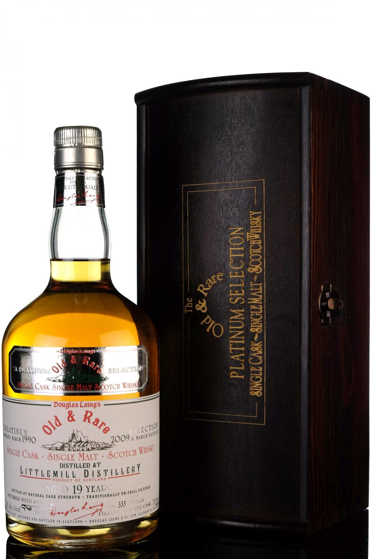 Littlemill 1990-2009 - 19 Year Old - Douglas Laing - Old & Rare Platinum Selection