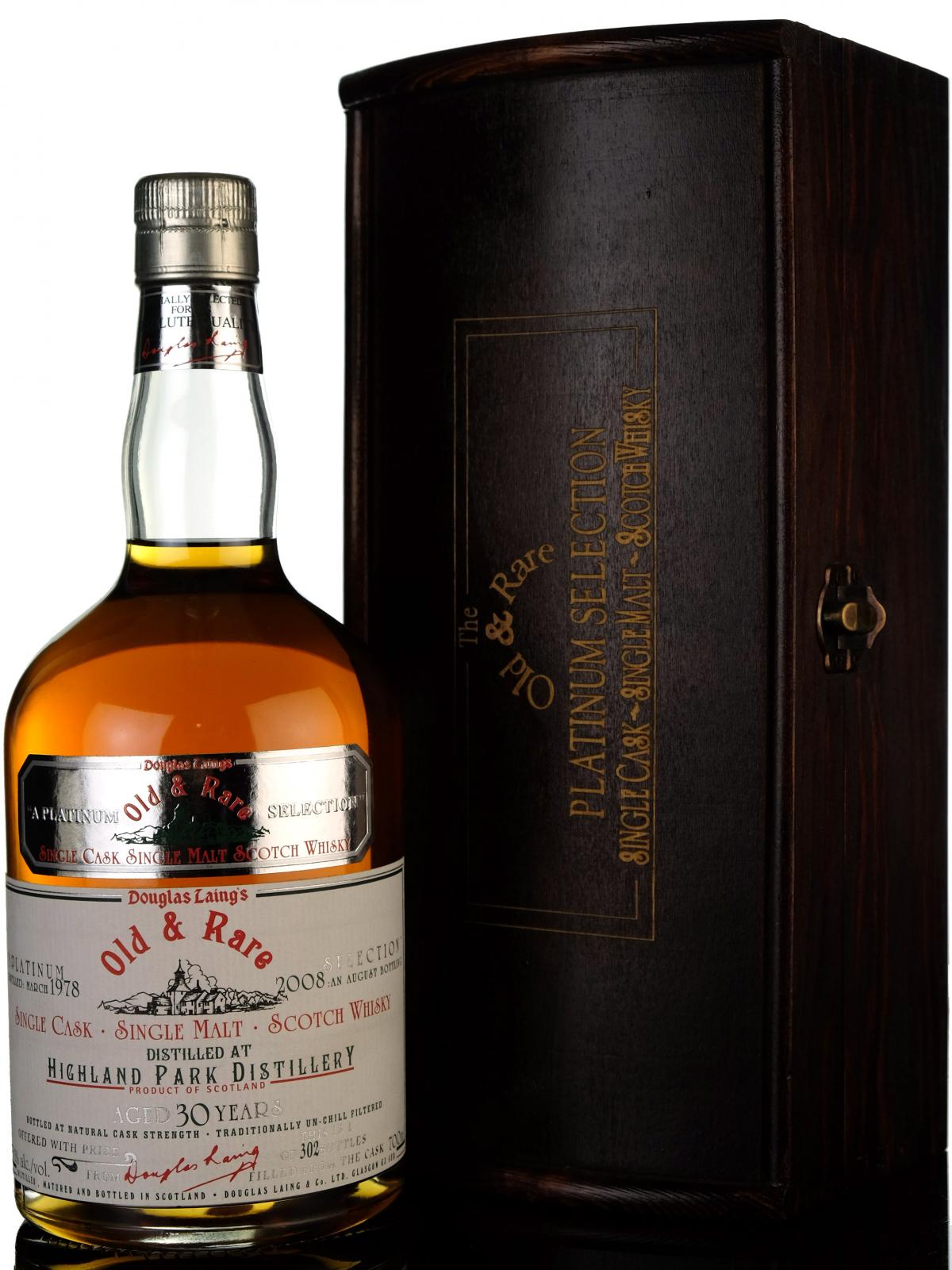 Highland Park 1978 - 2008 30 Douglas Laing Old Rare Platinum Selection