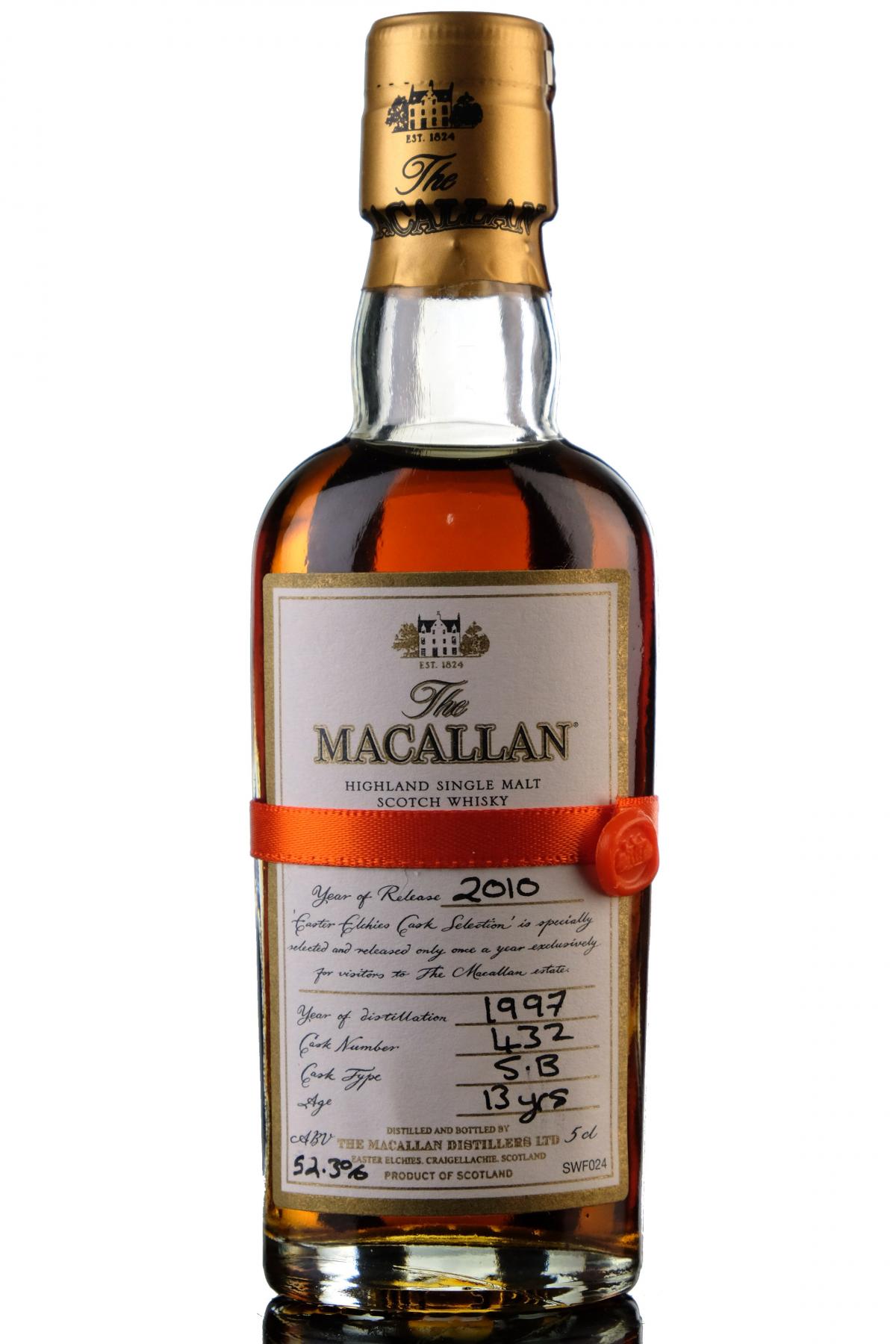 Macallan Easter Elchies - 2010 Release Miniature