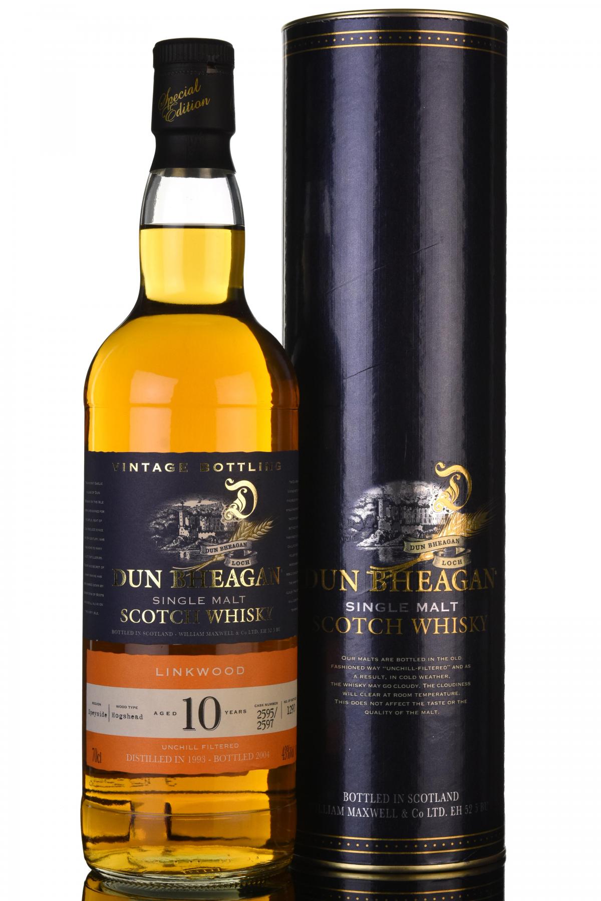 Linkwood 1993-2004 - 10 Year Old - Dun Bheagan