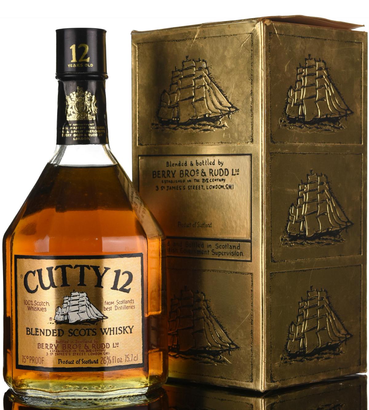 Cutty Sark 12 Year Old - Late 1970s