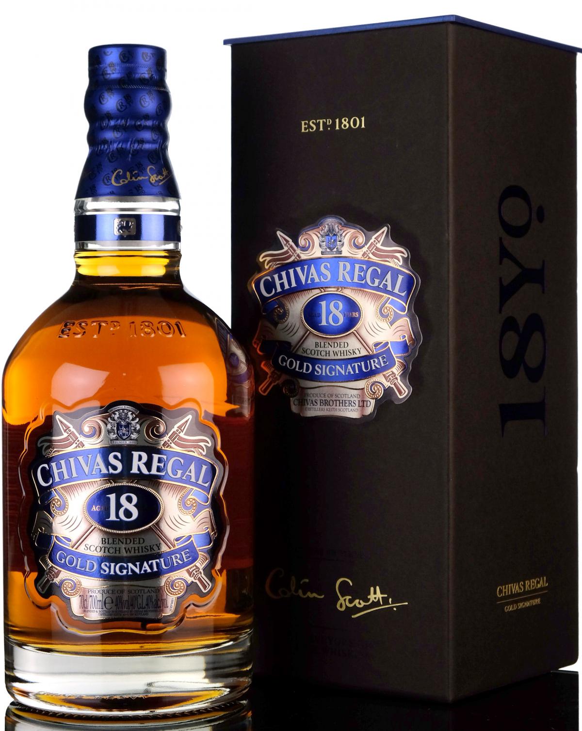 Chivas Regal 18 Year Old - Gold Signature