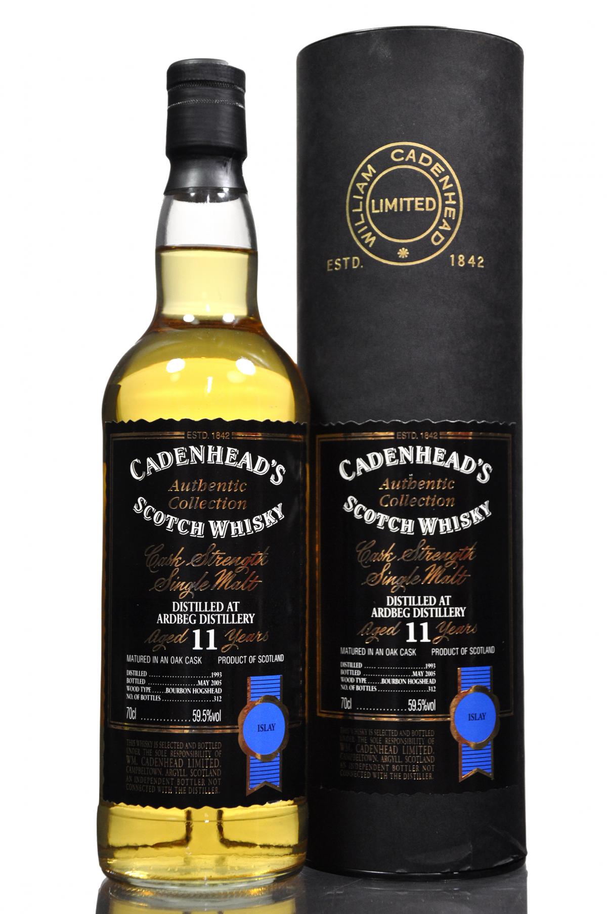 Ardbeg 1993-2005 - 11 Year Old - Cadenhead