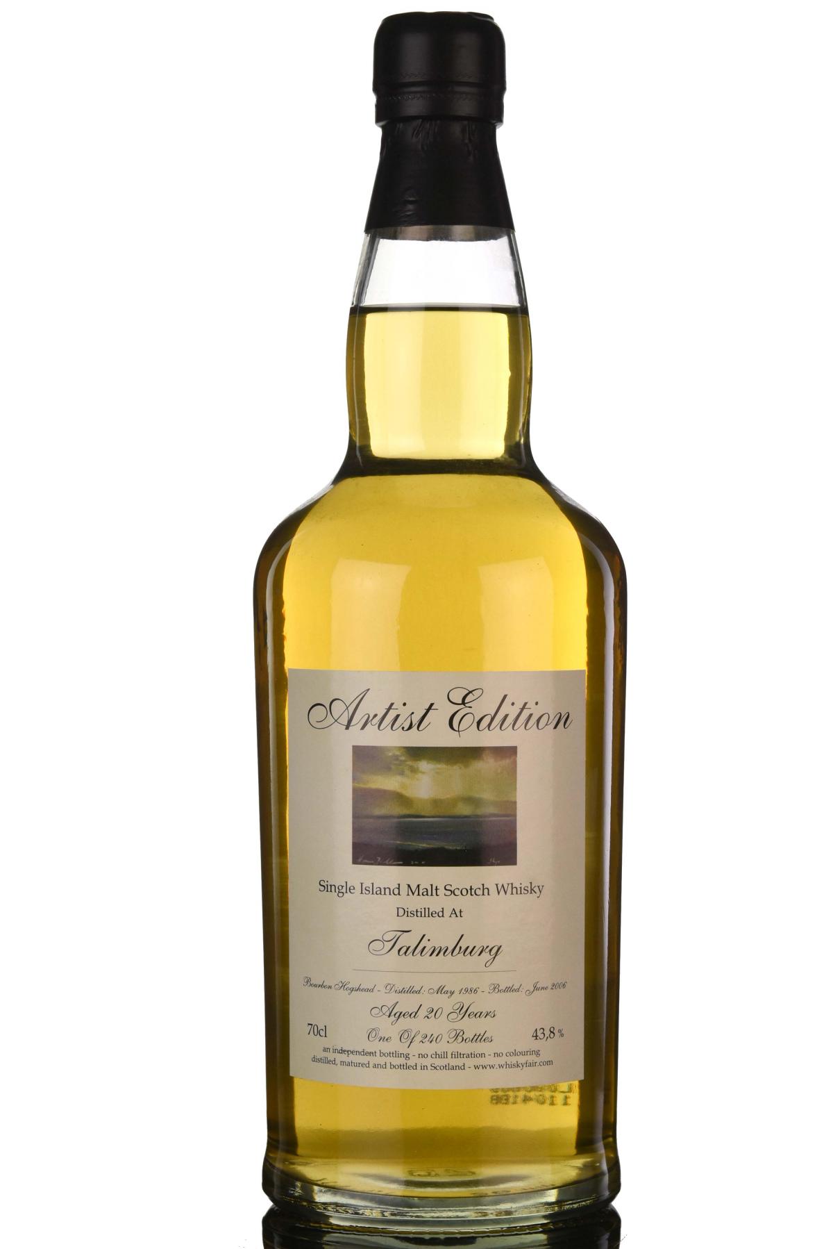 Talisker Talimburg 1986 - 2006 20 The Whisky Fair