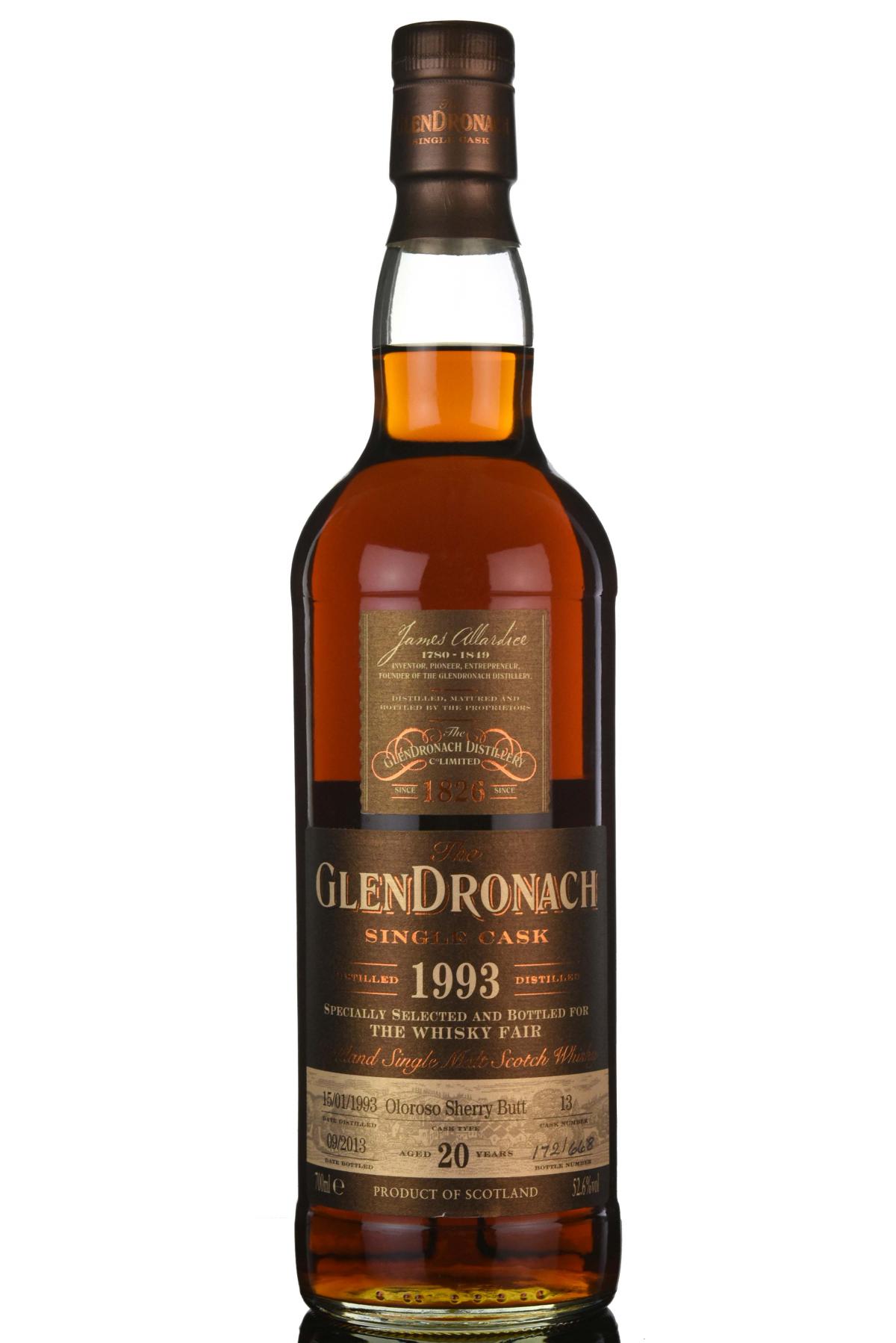 Glendronach 1993-2013 - 20 Year Old - Single Cask 13