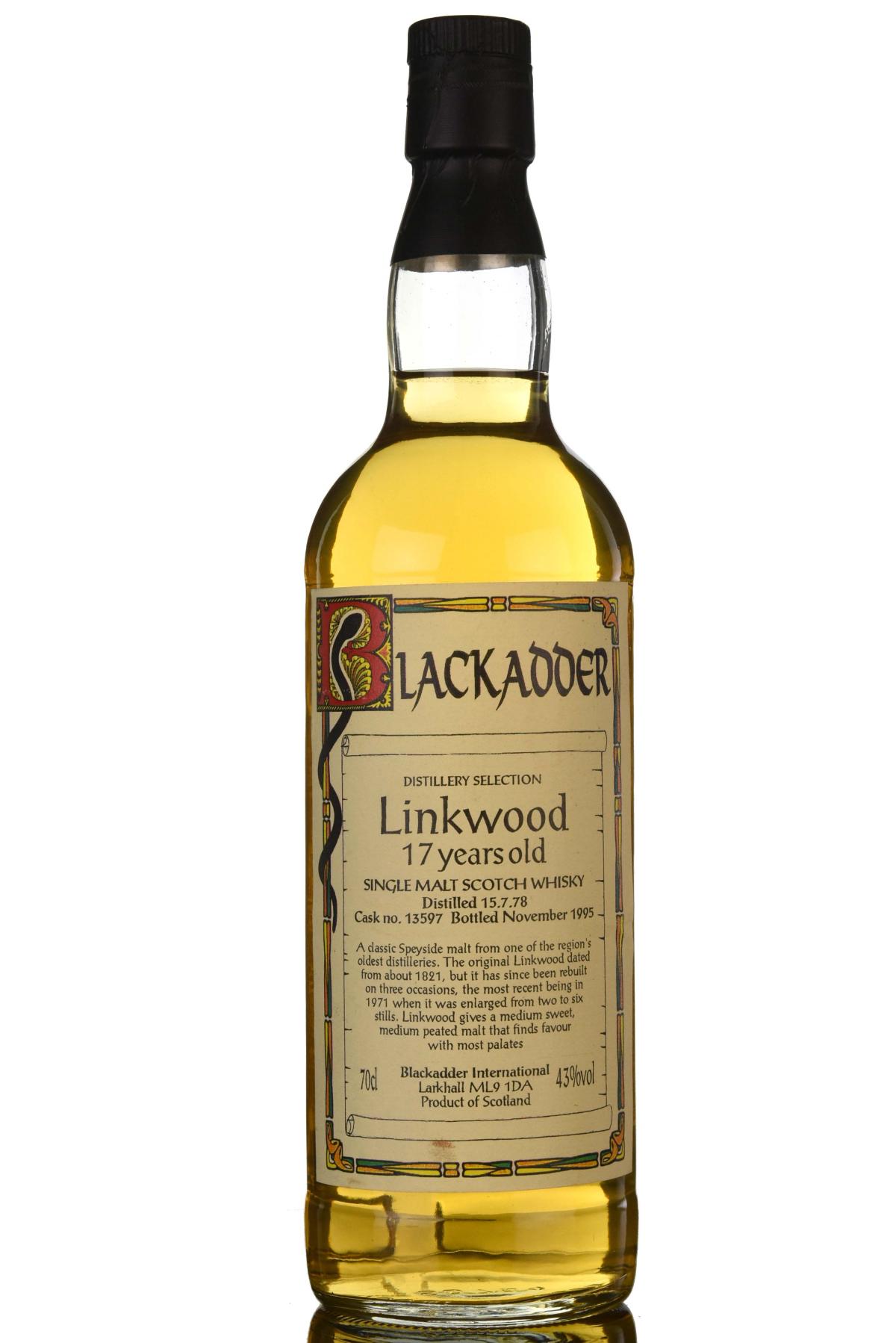 Linkwood 1978-1995 - 17 Year Old - Blackadder