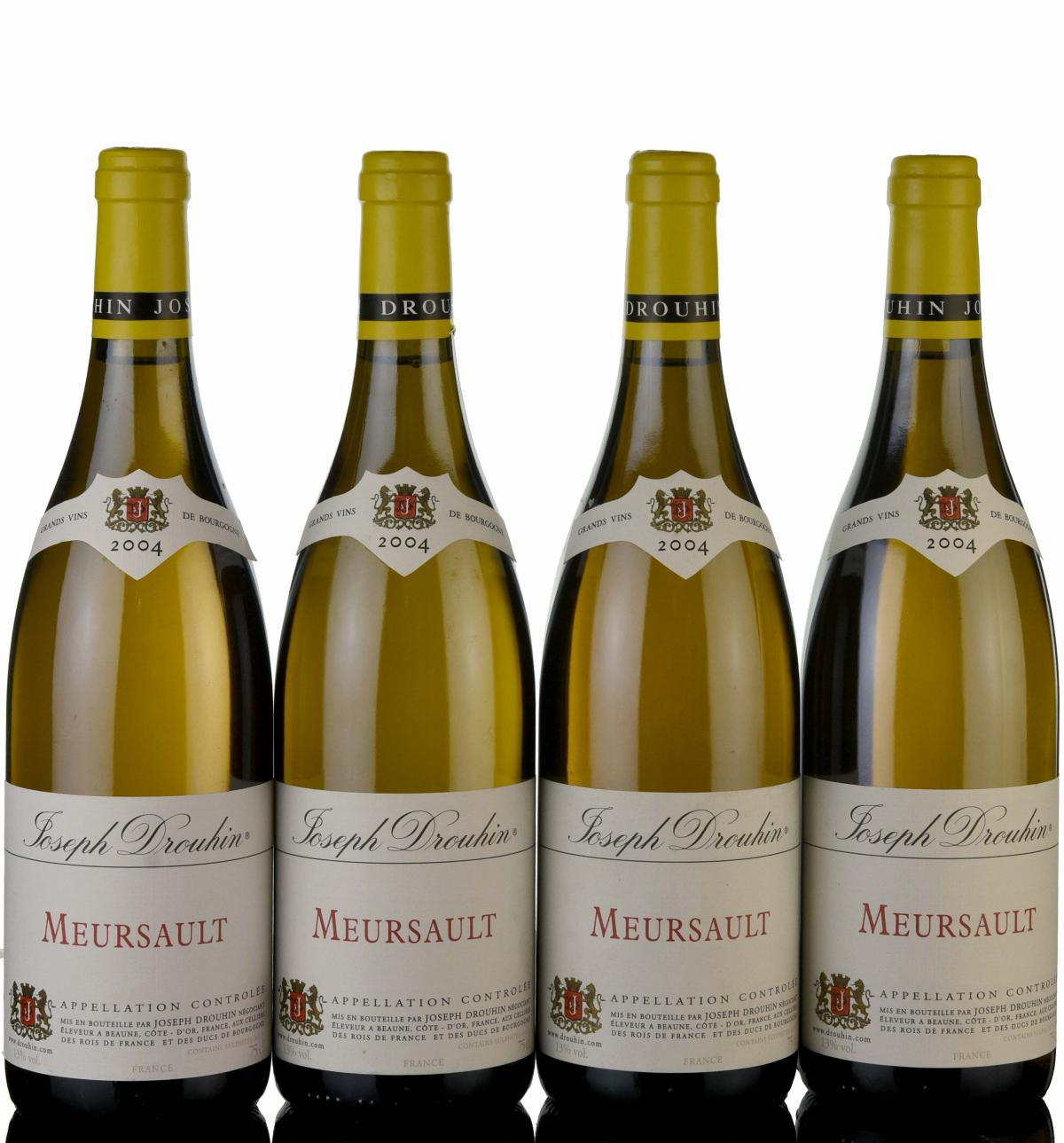 4 x Meursault 2004 Wine