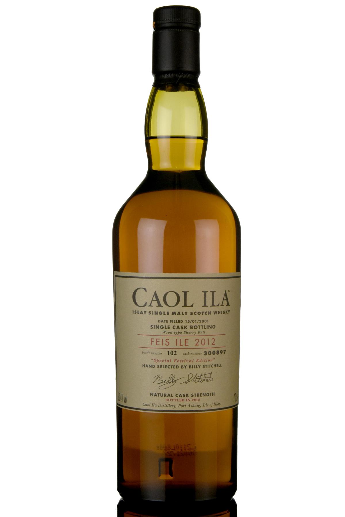 Caol Ila 2001 - Festival 2012 - Single Cask 300897
