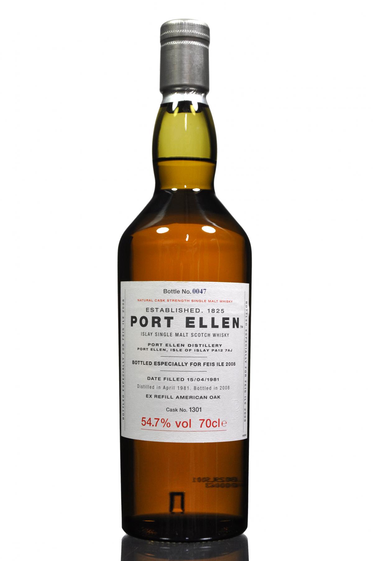 Port Ellen 1981 - Festival 2008 - Single Cask 1301