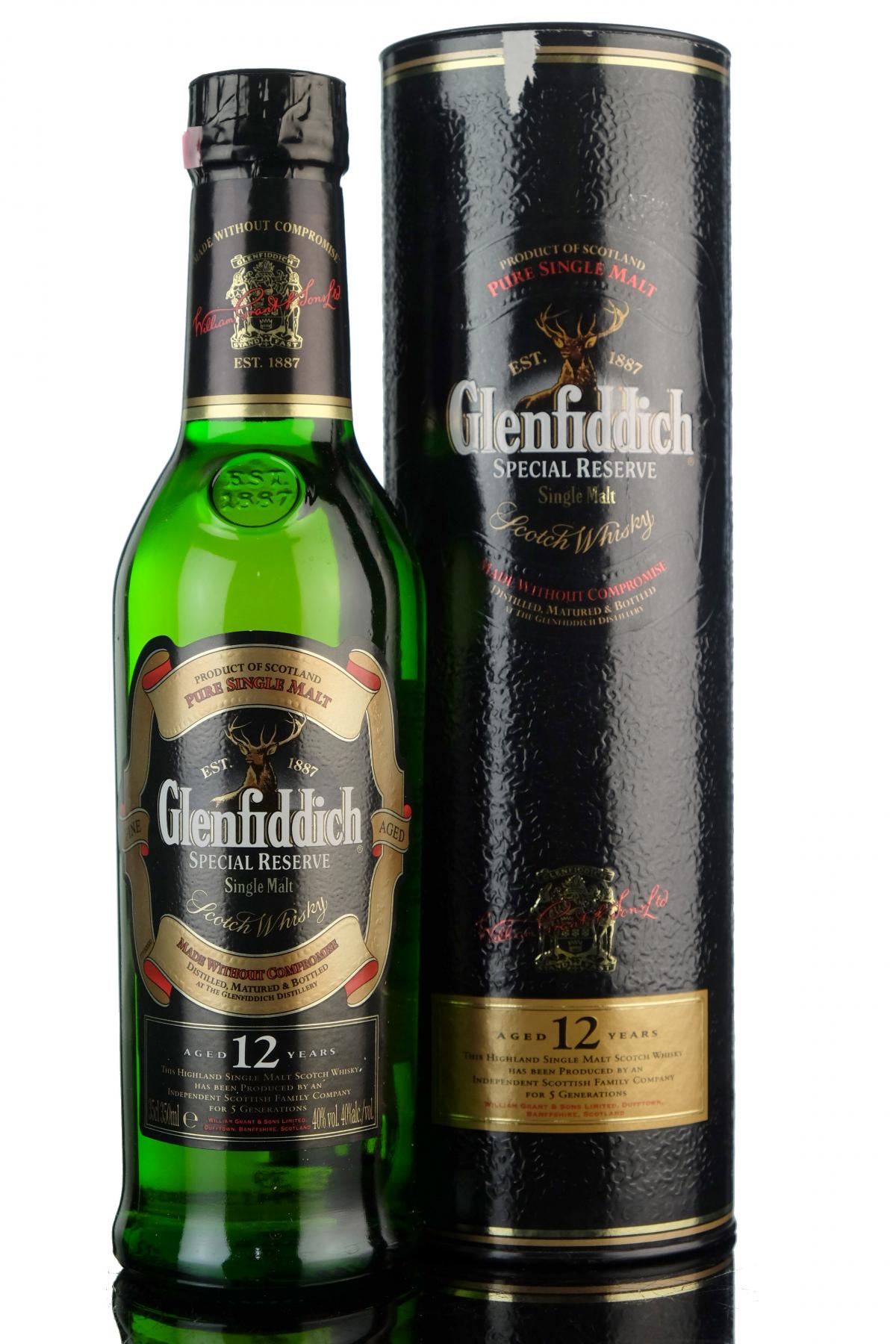 Glenfiddich 12 Year Old - Special Reserve - 35cl