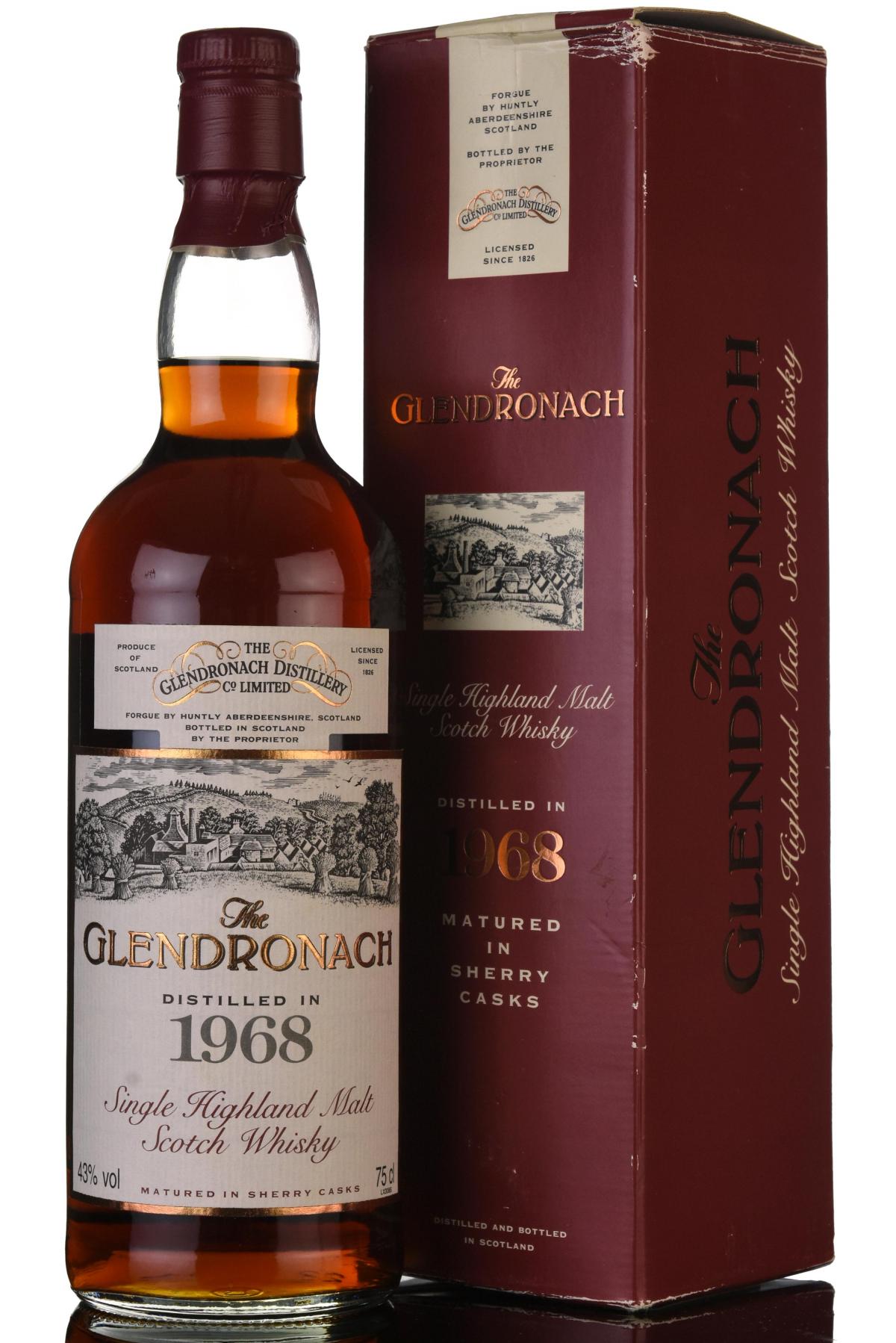 Glendronach 1968 - ANA Nippon Airways - Cask 01