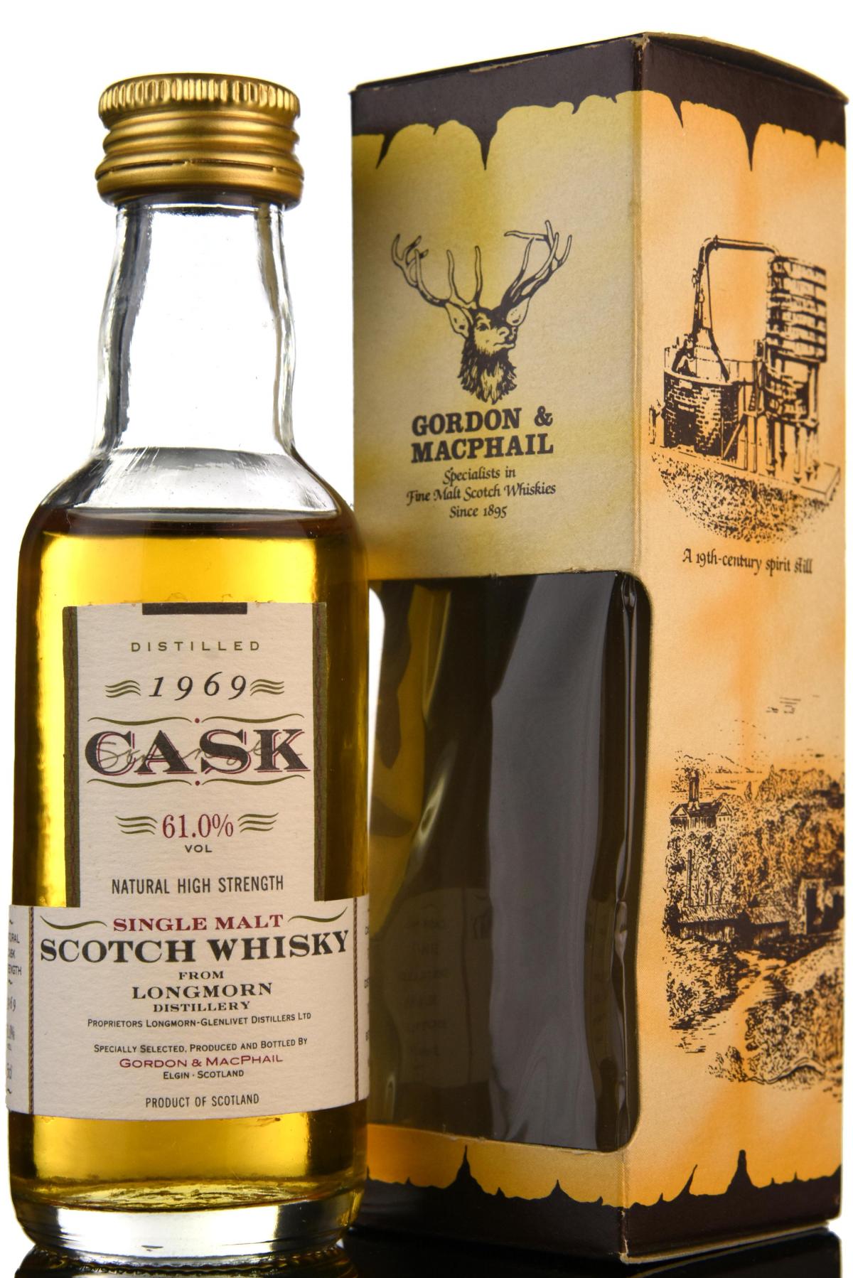 Longmorn 1969 - Cask Strength - Gordon & MacPhail Miniature