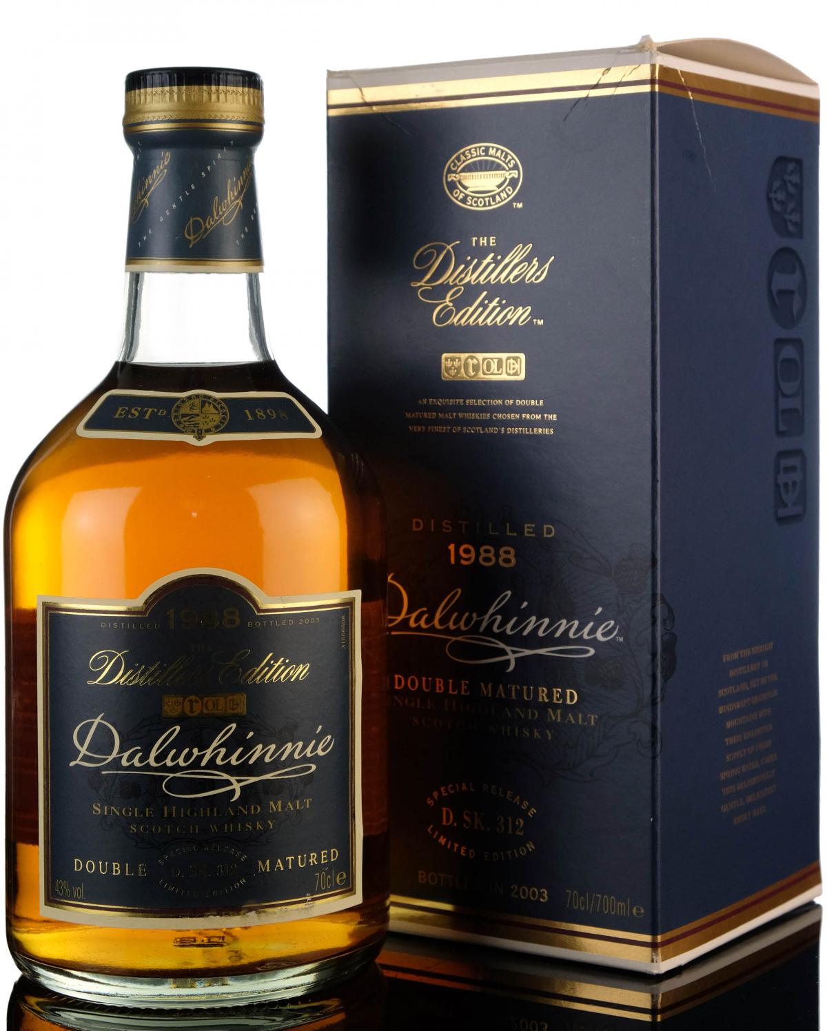 Dalwhinnie 1988-2003 - Distillers Edition