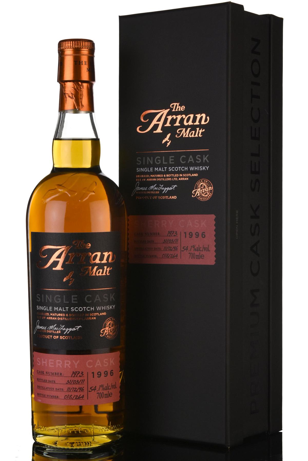 Arran 1996-2011 - Sinle Cask 1973 - Sherry Cask