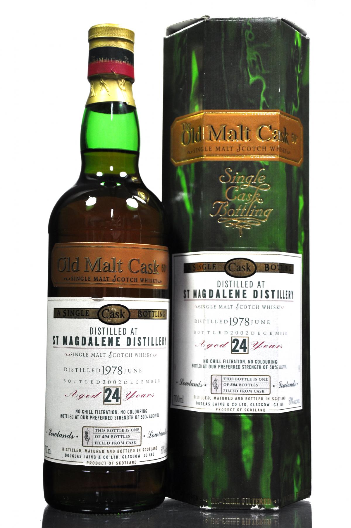 St Magdalene 1978-2002 - 24 Year Old - Douglas Laing - Old Malt Cask
